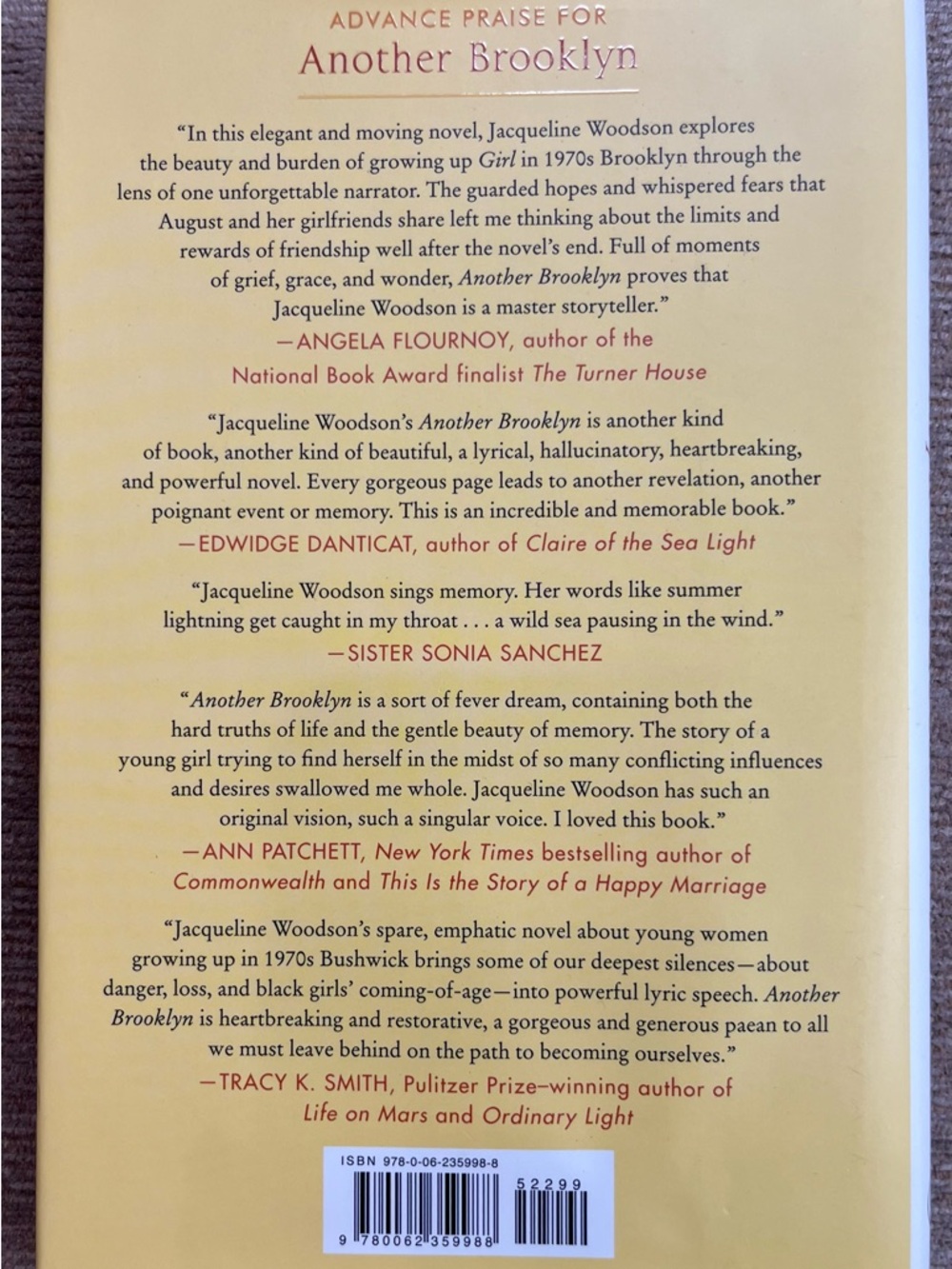 Another Brooklyn by Jacqueline Woodson - Picture 3 of 3